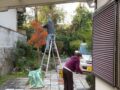 2023年11月30日　庭の剪定(永田さん夫婦)